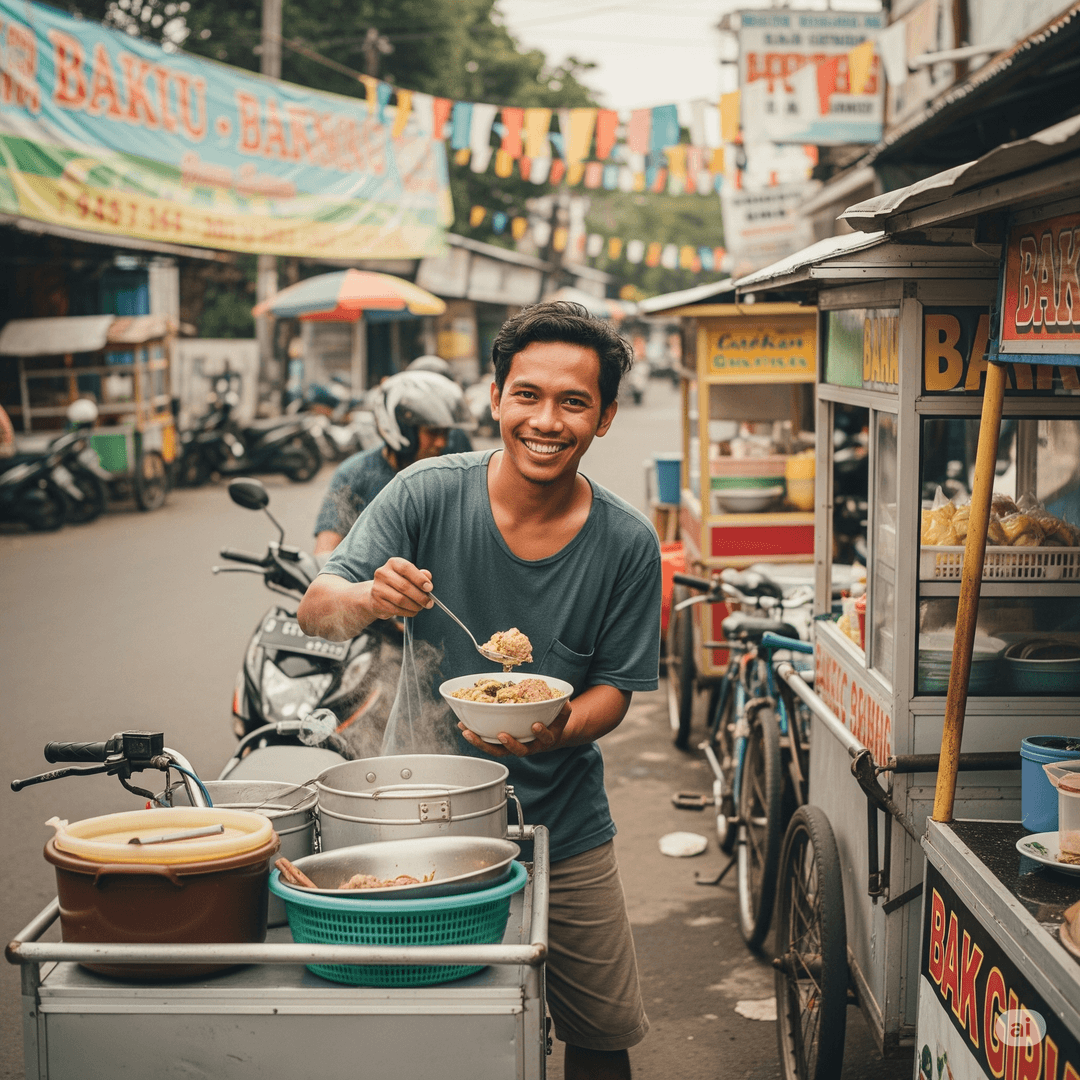 Penjual Bakso Kang Asep
